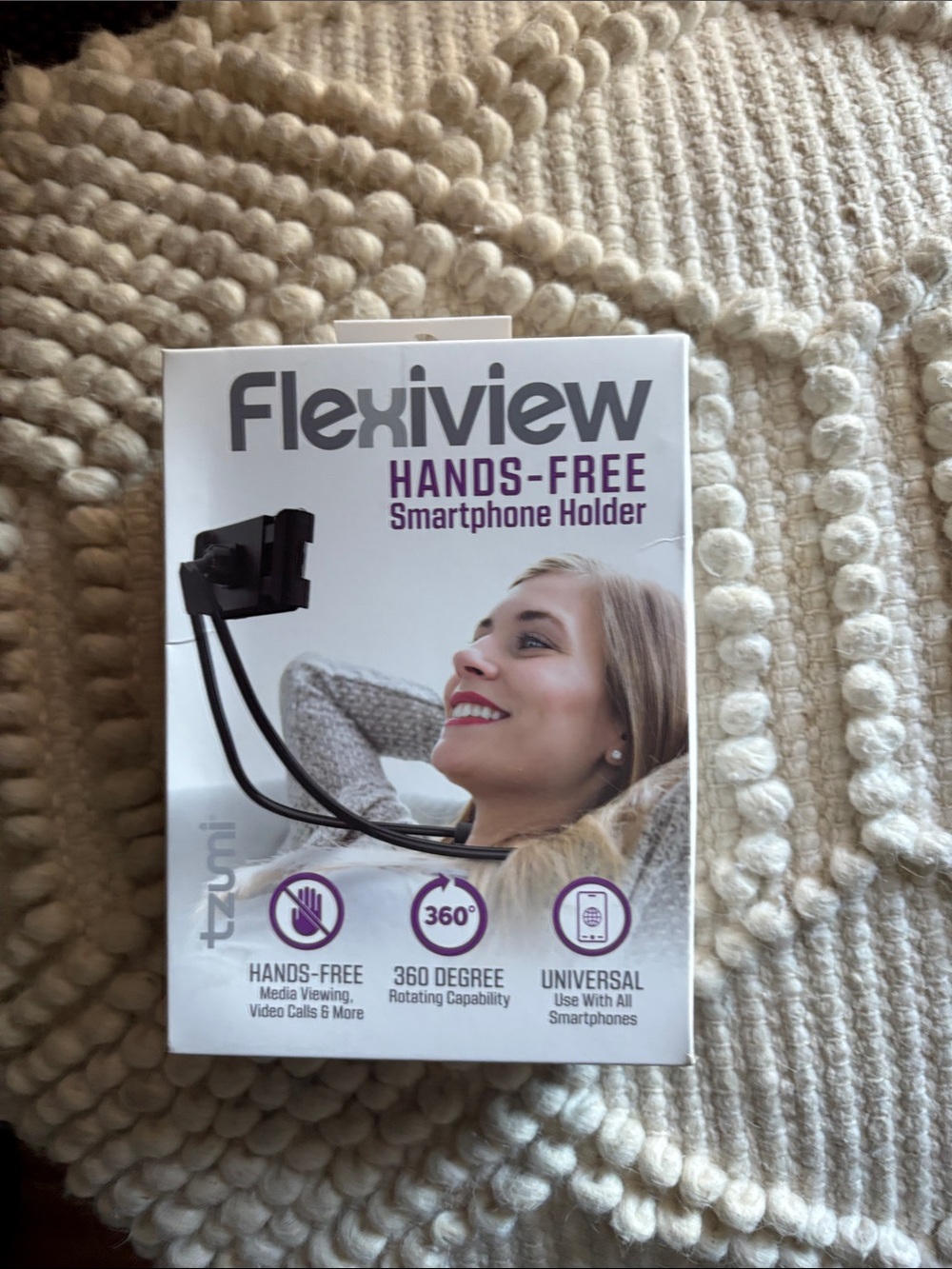 Flexiview Hands-Free Smartphone Holder - Black